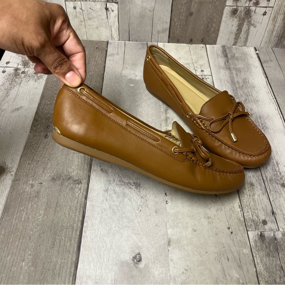 NWOT Michael Kors Leather Juliette Moccasin Loafers Size 7.5 - Picture 9 of 14